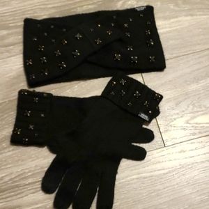 Embellished Headband & Glove Set